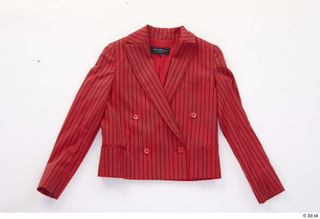 Clothes   294 clothing formal red striped jacket red…